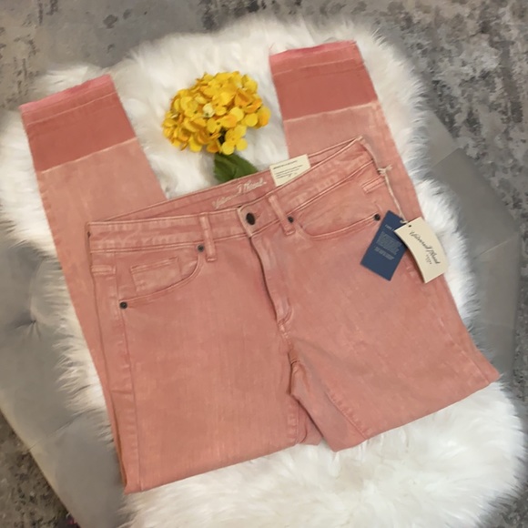 Universal Thread Denim - NEW! Pink Ombré Mid Rise Skinny Jeans Size 8/29R